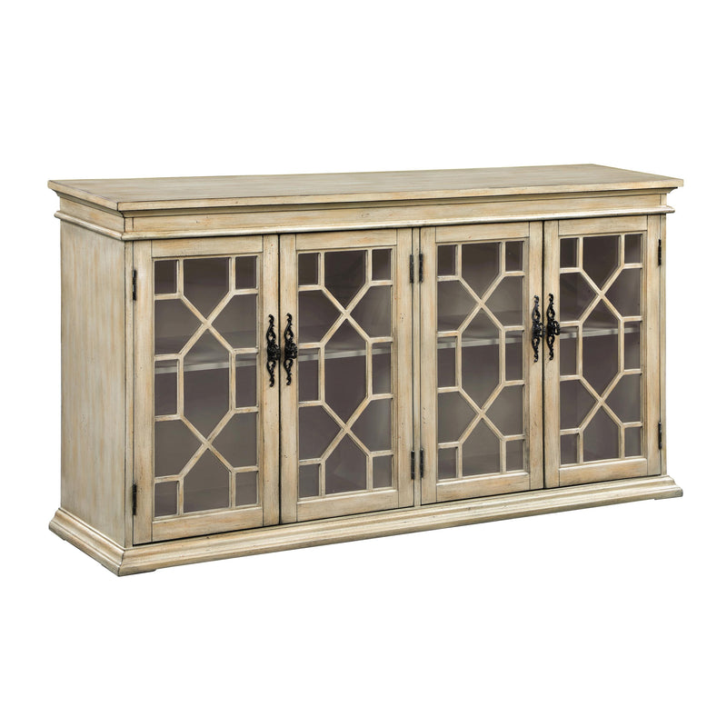 Coaster Furniture Kiara 950858 Glass Door Accent Cabinet - Light Honey IMAGE 1