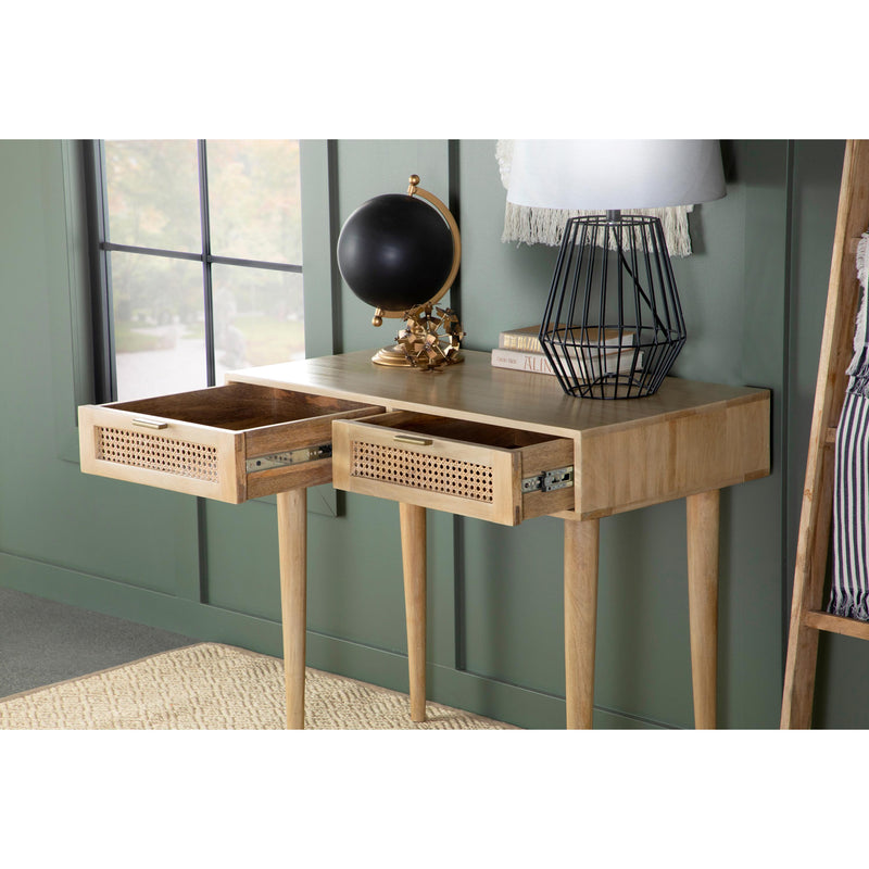 Coaster Furniture Zamora 959575 Rectangular 2-Drawer Accent Writing Desk - Natural IMAGE 3