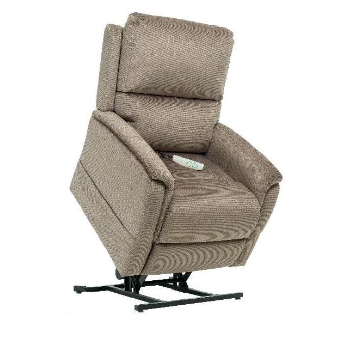 Ultimate Power Recliner Lift Chairs Lift Chairs MM-3605 Chaise Lounger - Burbank Taupe IMAGE 2