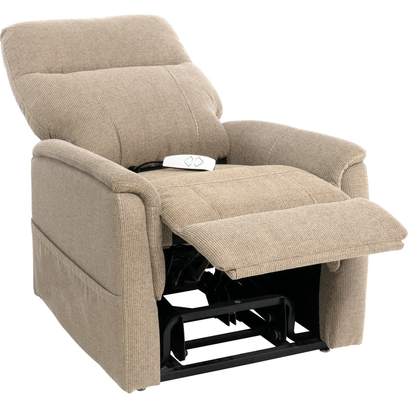 Ultimate Power Recliner Lift Chairs Lift Chairs MM-6410 Petite Power Recliner with Lift - Benti Latte IMAGE 3