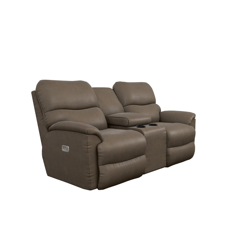 La-Z-Boy Trouper Power Reclining Fabric Loveseat U49724 E153767 IMAGE 1