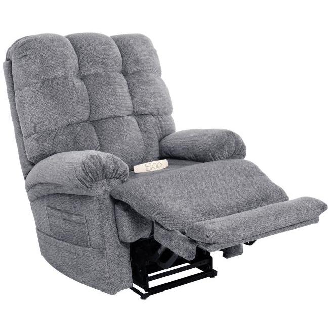 Ultimate Power Recliner Fabric - Lift Chair MM-1652-SO with MegaGuard, Deluxe Heat and Massage - Angus Slate IMAGE 2