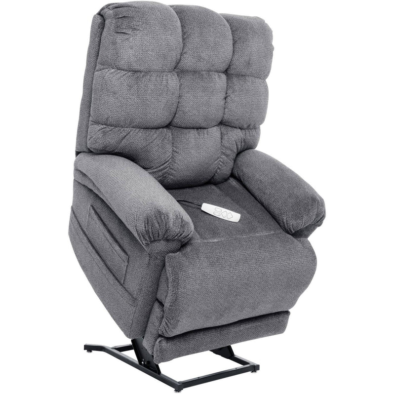 Ultimate Power Recliner Fabric - Lift Chair MM-1652-SO with MegaGuard, Deluxe Heat and Massage - Angus Slate IMAGE 3