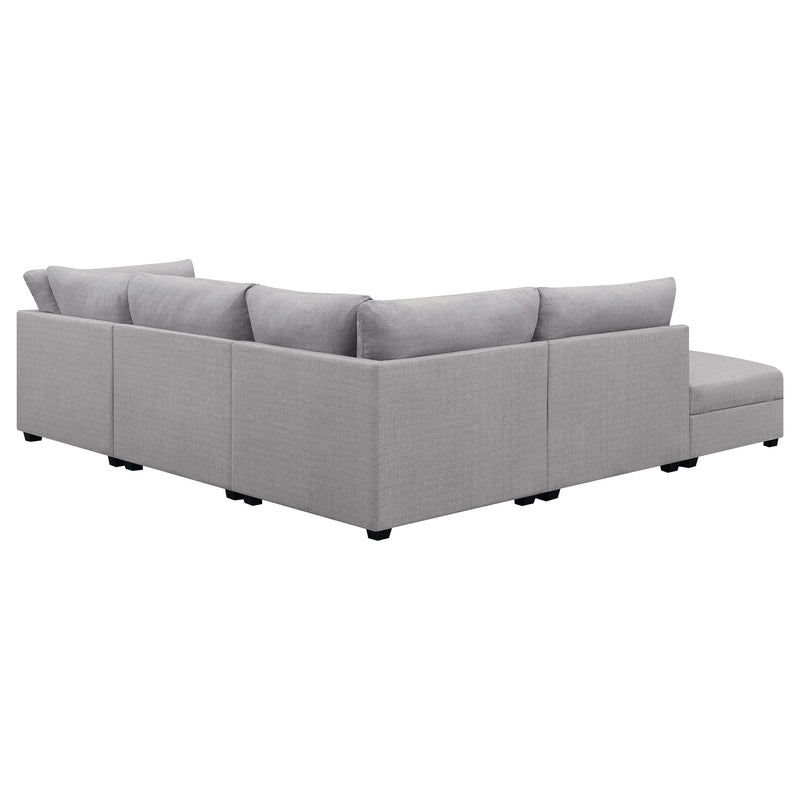 Coaster Furniture Cambria Fabric 5 pc Sectional 551511/551511/551512/551512/551513 IMAGE 4