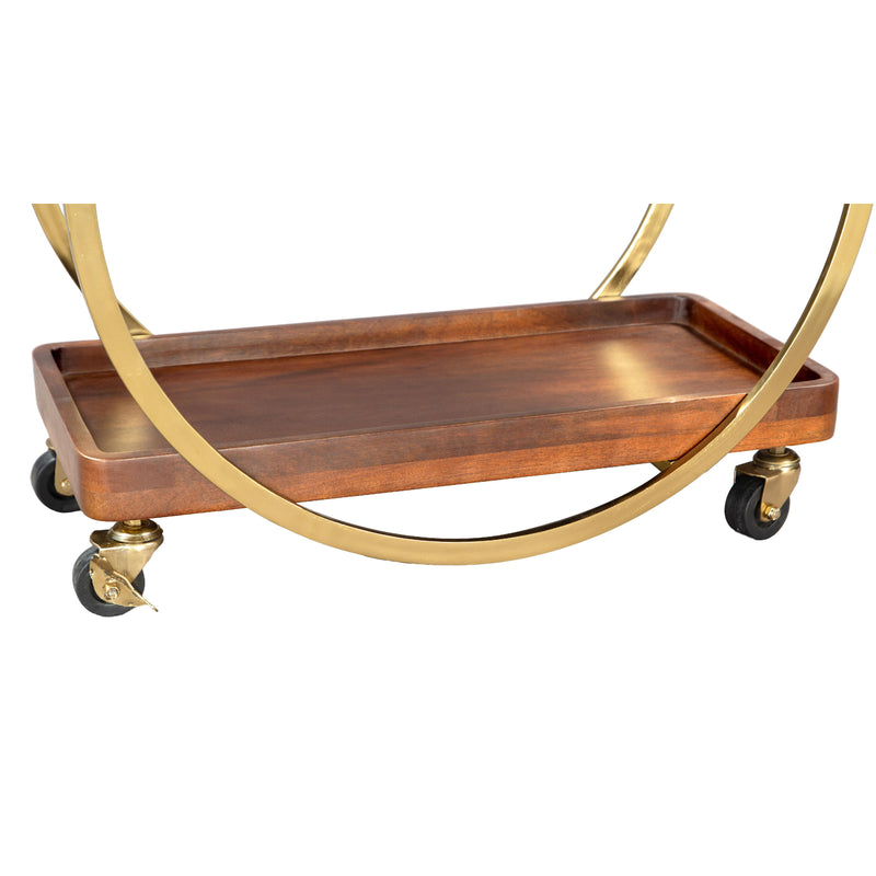 Zuo Arenas 109779 Bar Cart - Brown IMAGE 7