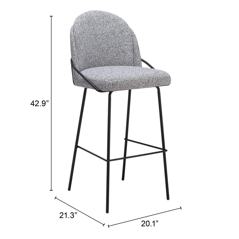 Zuo Jambi Pub Height Stool 109968 IMAGE 8