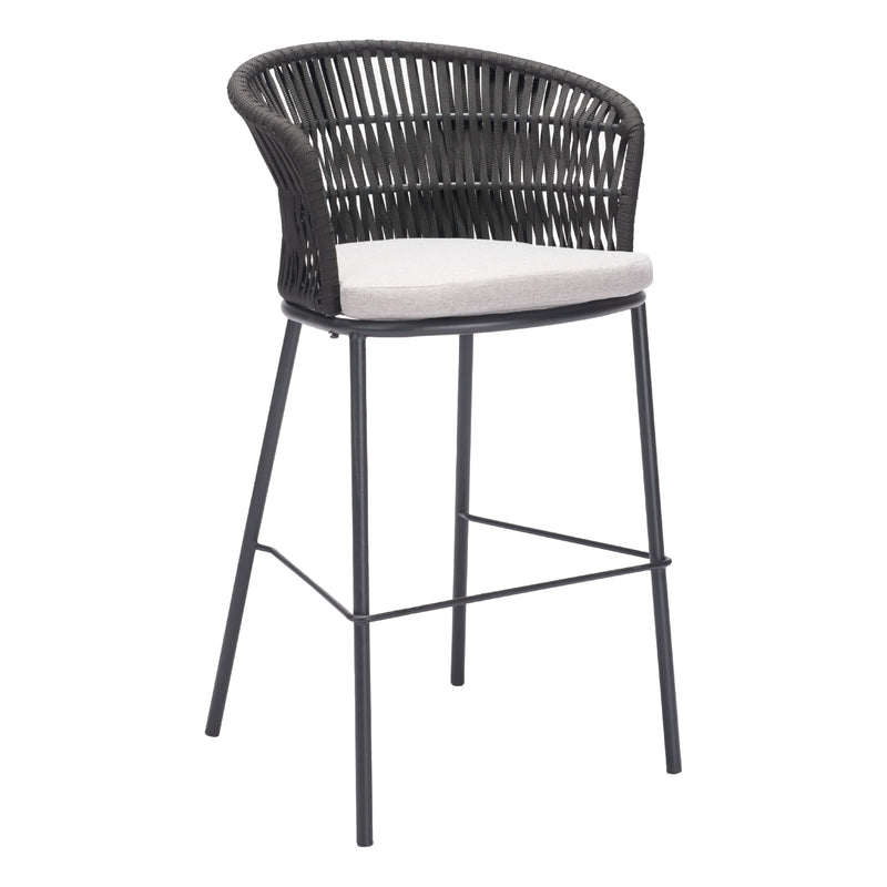 Zuo Freycinet 703989 Barstool - Black IMAGE 1