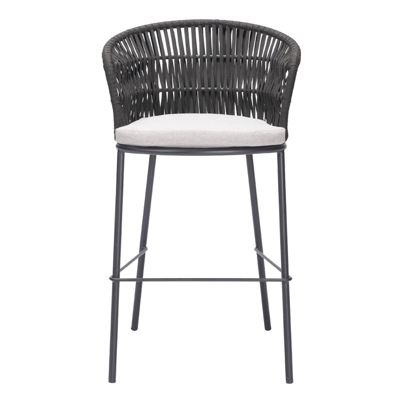 Zuo Freycinet 703989 Barstool - Black IMAGE 3