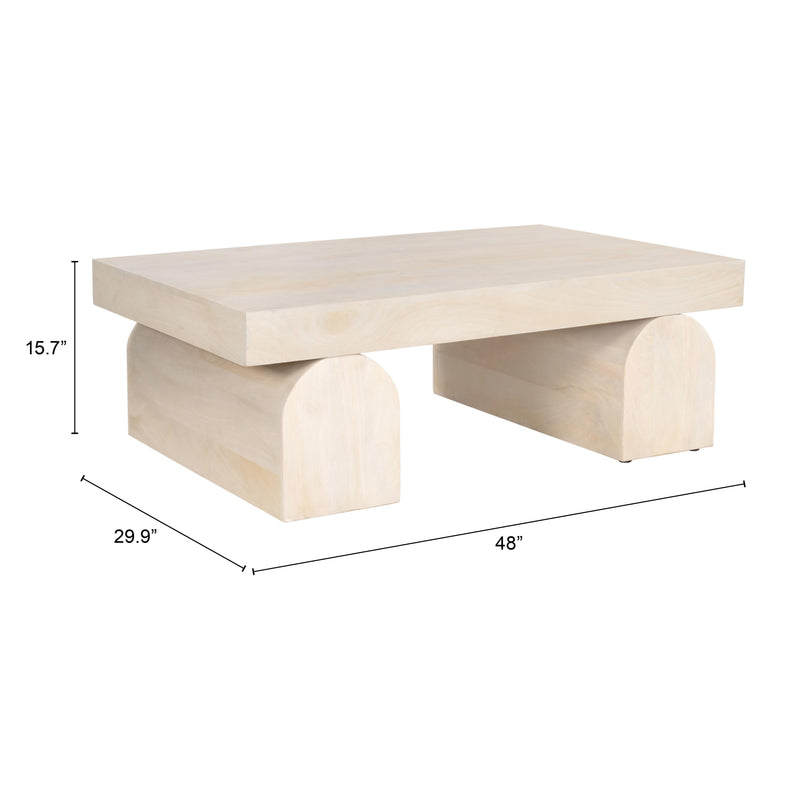 Zuo Kiel 109868 Coffee Table - Natural IMAGE 7