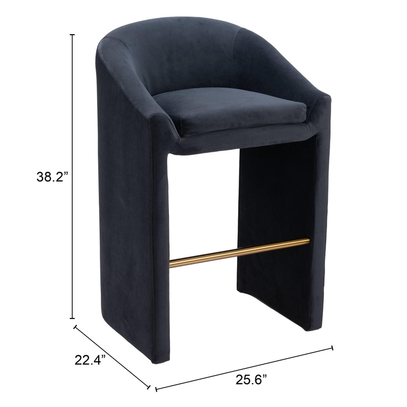 Zuo Emas Pub Height Stool 109991 IMAGE 9