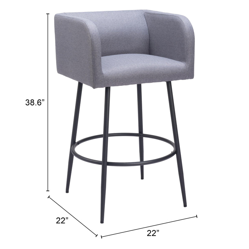 Zuo Horbat Pub Height Stool 110066 IMAGE 9