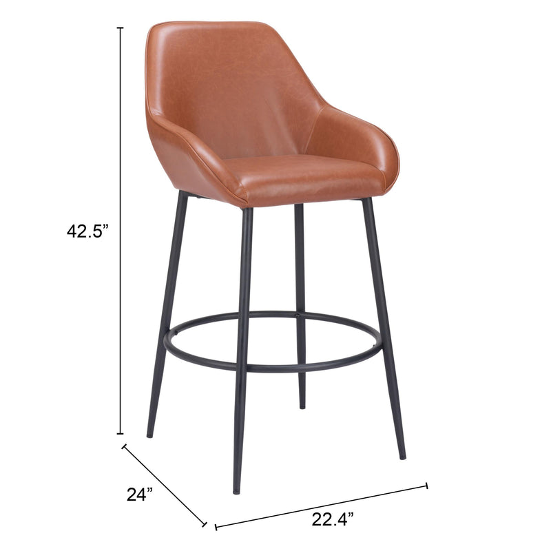 Zuo Vila Pub Height Stool 109953 IMAGE 8