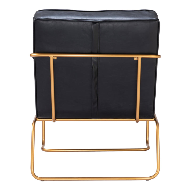 Zuo Dallas 109521 Accent Chair - Vintage Black IMAGE 4