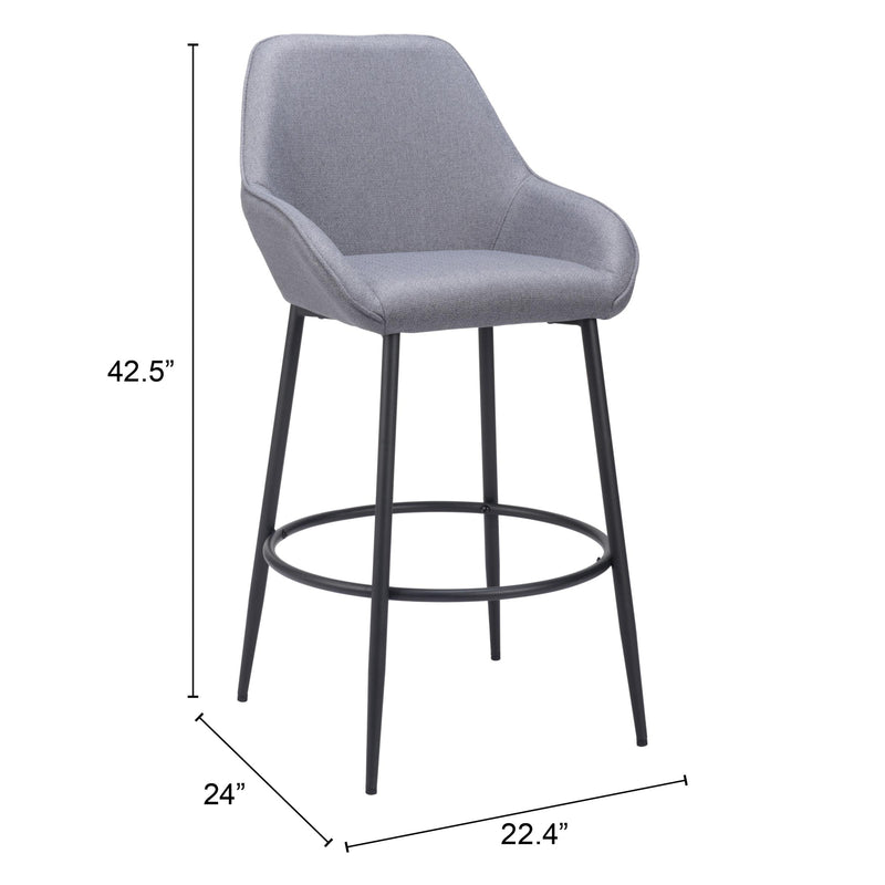 Zuo Vila Pub Height Stool 110078 IMAGE 9