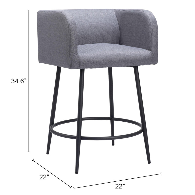 Zuo Horbat Counter Height Stool 110065 IMAGE 9