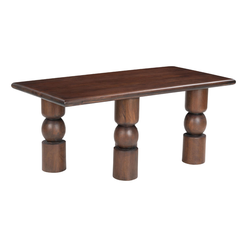 Zuo Split 109853 Coffee Table - Brown IMAGE 6