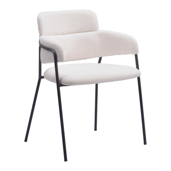 Zuo Marcel 109663 Dining Chair - Cream IMAGE 1