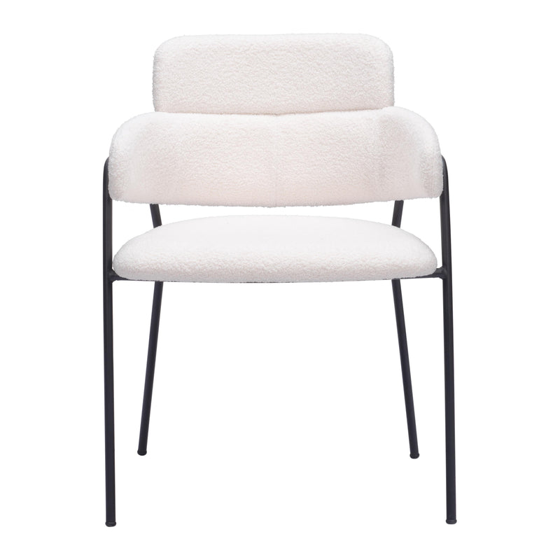 Zuo Marcel 109663 Dining Chair - Cream IMAGE 3