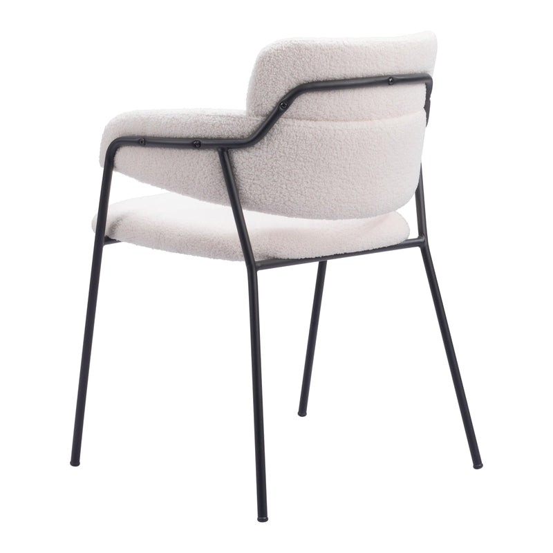 Zuo Marcel 109663 Dining Chair - Cream IMAGE 5