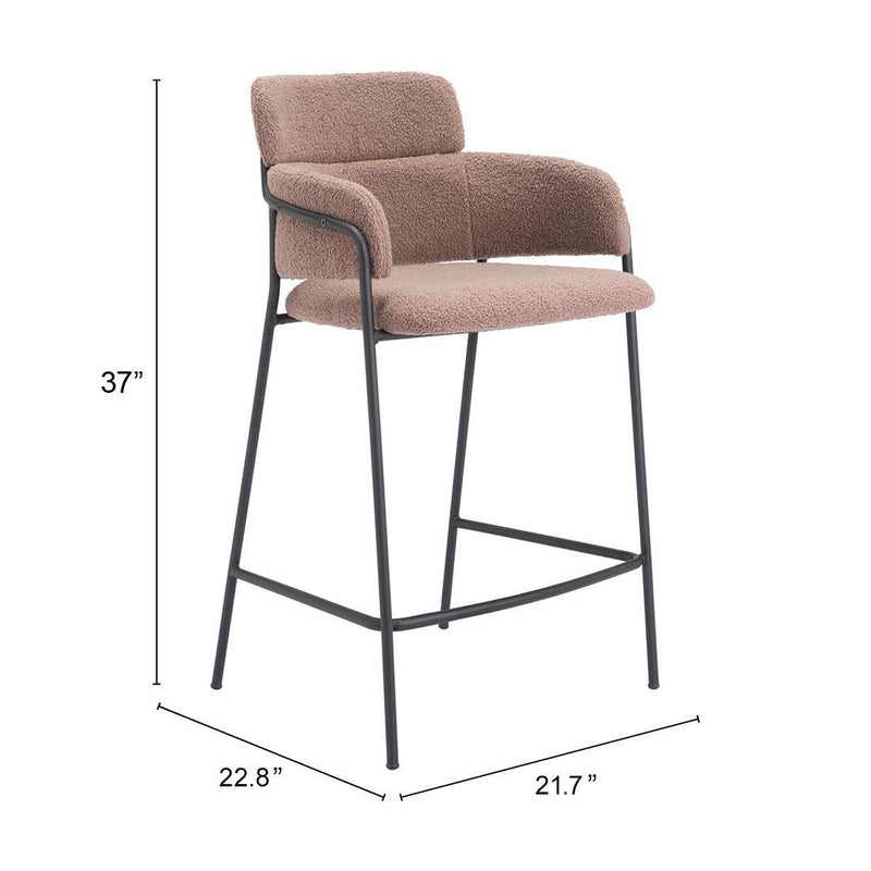 Zuo Marcel Counter Height Stool 109666 IMAGE 8