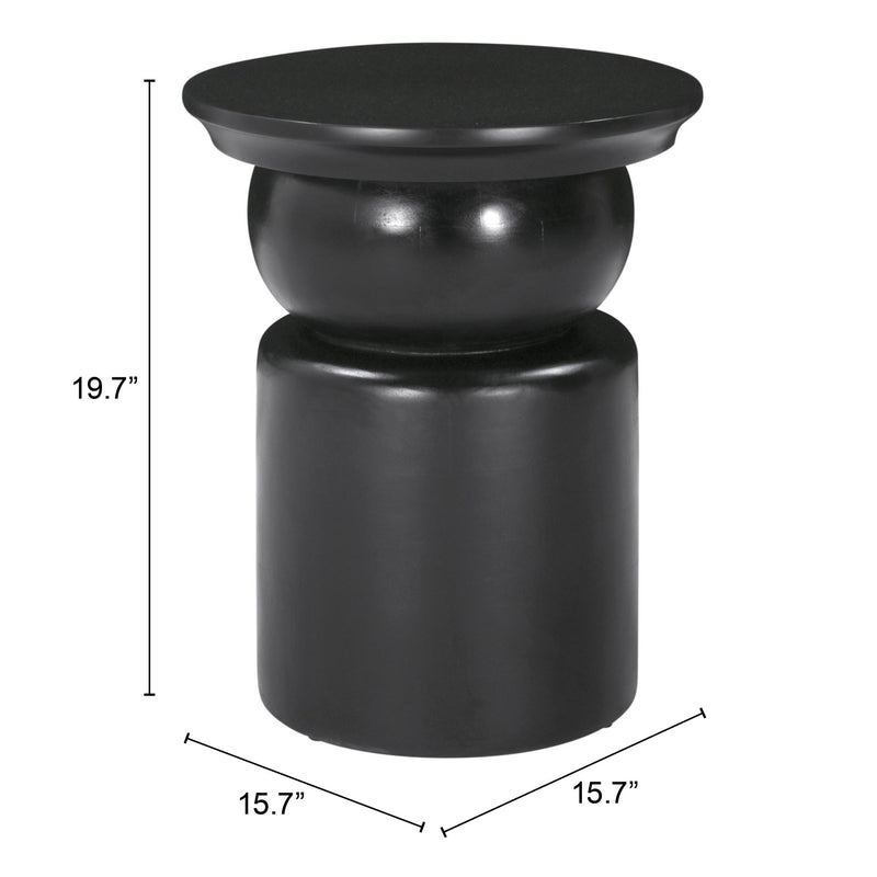 Zuo Colombo 109924 Side Table - Black IMAGE 7