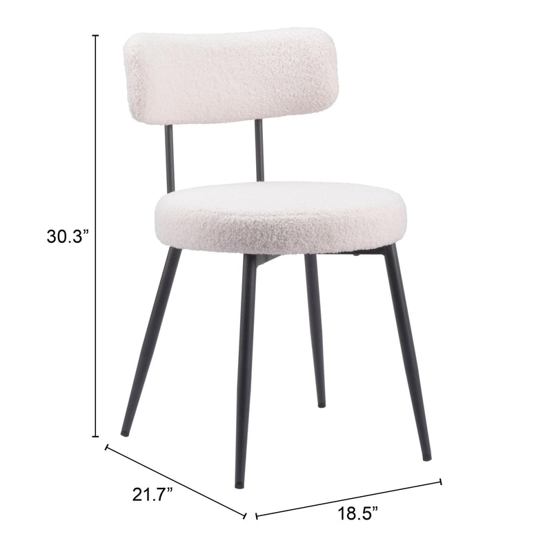 Zuo Blanca Dining Chair 109738 IMAGE 10