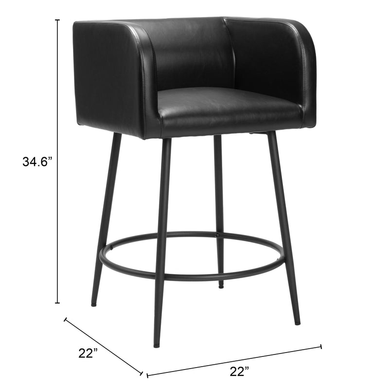 Zuo Horbat Counter Height Stool 110062 IMAGE 8