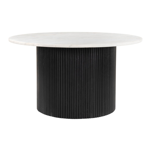 Zuo Izola 109917 Coffee Table - White & Black IMAGE 1