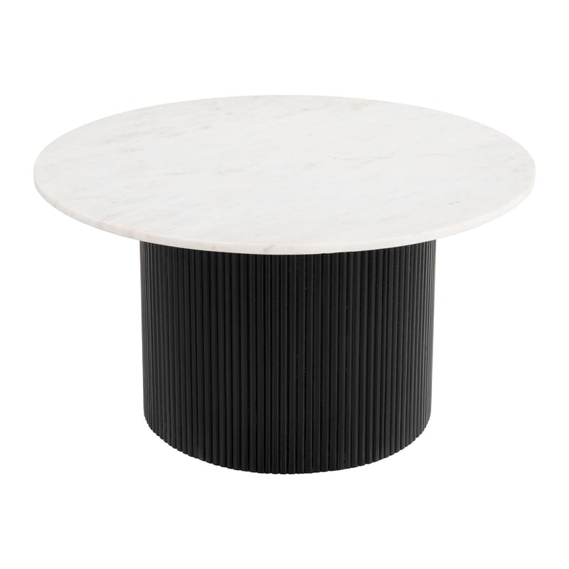 Zuo Izola 109917 Coffee Table - White & Black IMAGE 2