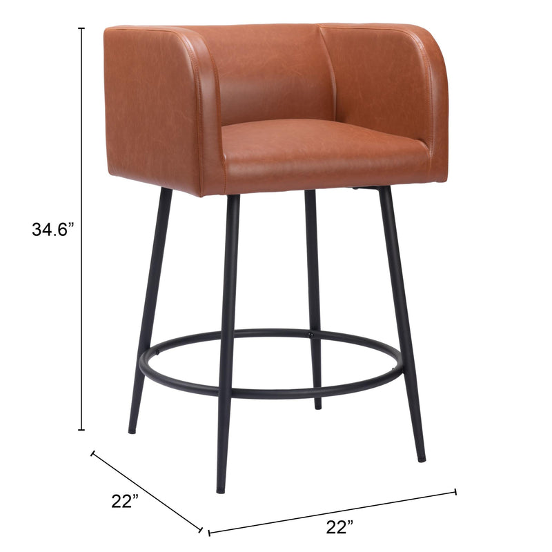 Zuo Horbat Counter Height Stool 109946 IMAGE 8