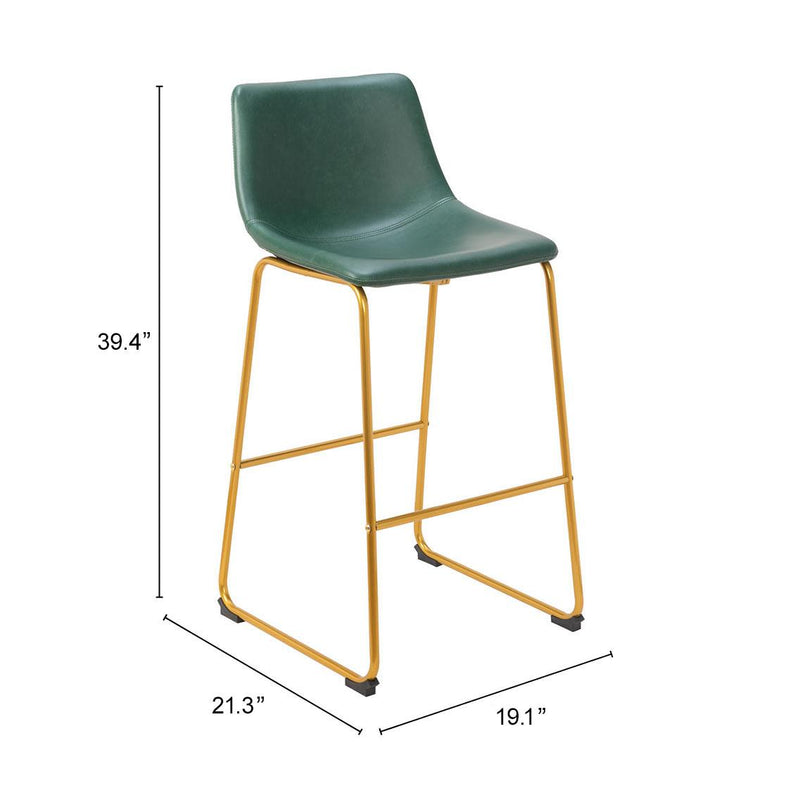 Zuo Augusta Pub Height Stool 109961 IMAGE 9