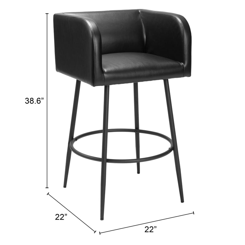 Zuo Horbat Pub Height Stool 110063 IMAGE 8