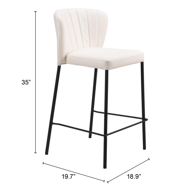 Zuo Linz Counter Height Stool 109780 IMAGE 9