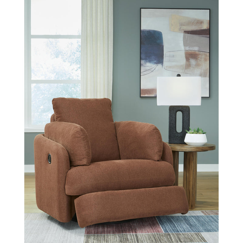 Signature Design by Ashley Pillar Peak Swivel Glider Fabric Recliner 9210261 IMAGE 7