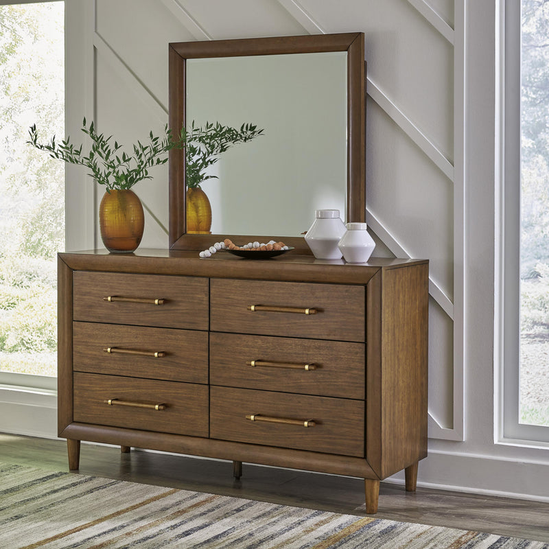 Signature Design by Ashley Lyncott 6-Drawer Dresser with Mirror B615-31/B615-36 IMAGE 4