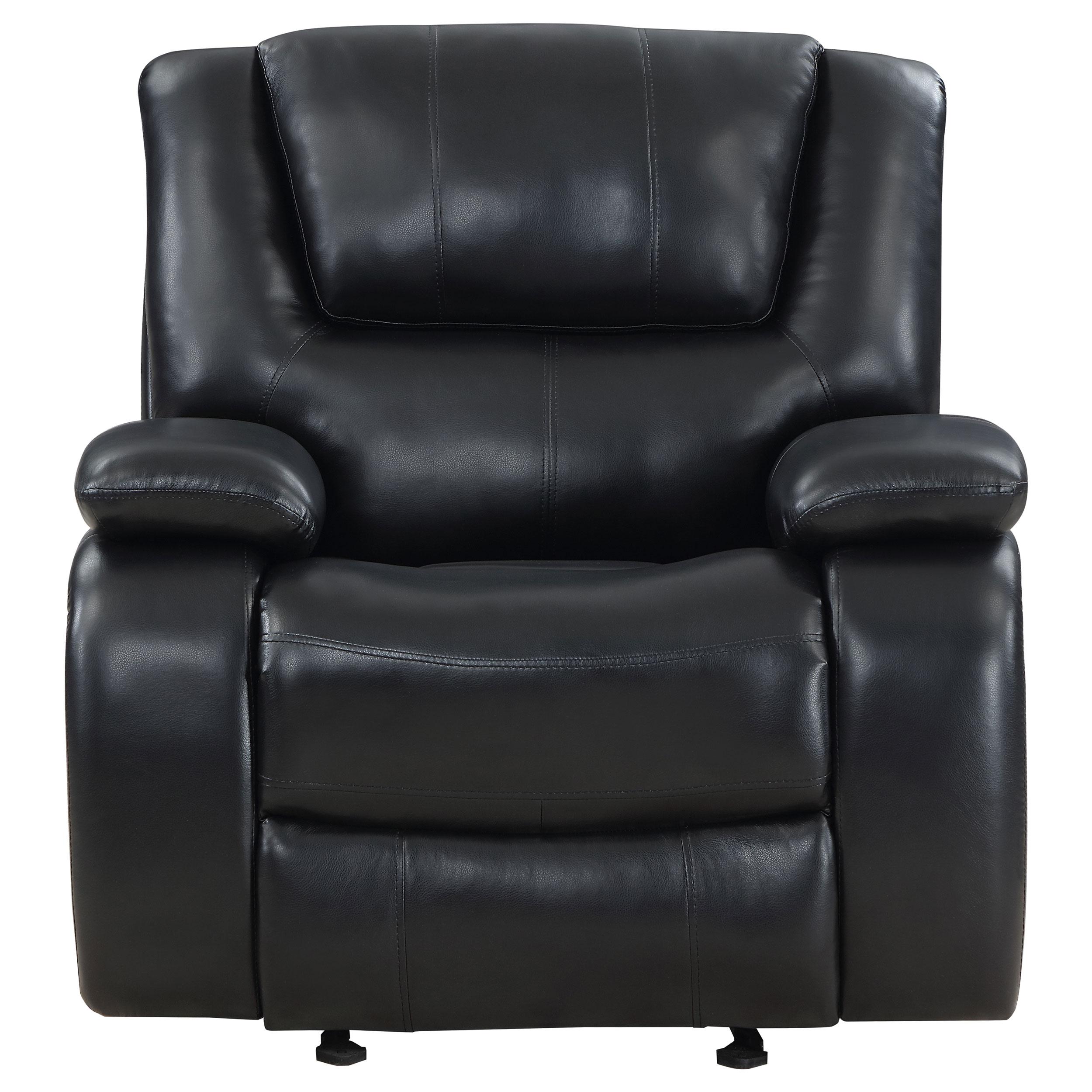 Coaster Furniture Camila Glider Leatherette Recliner 610246 IMAGE 5