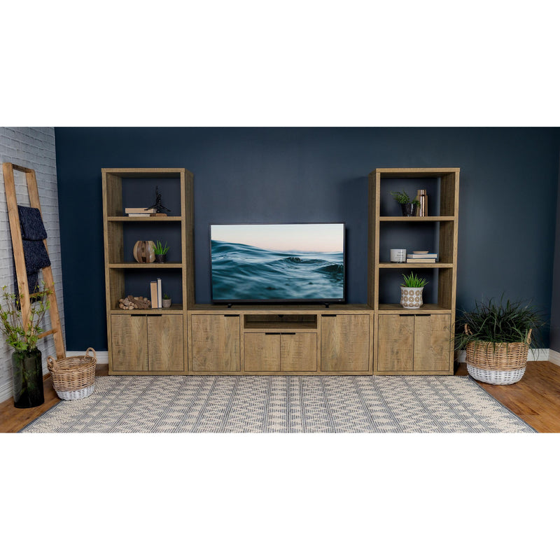 Coaster Furniture Tabby 701702-SET 3-Piece Entertainment Center With 60" TV Stand - Mango IMAGE 2