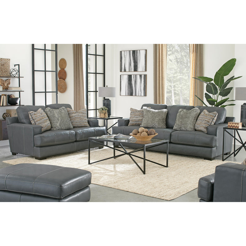 Jackson Furniture Marco Stationary Leather Match Sofa 450703 1273-58/3073-58 IMAGE 2