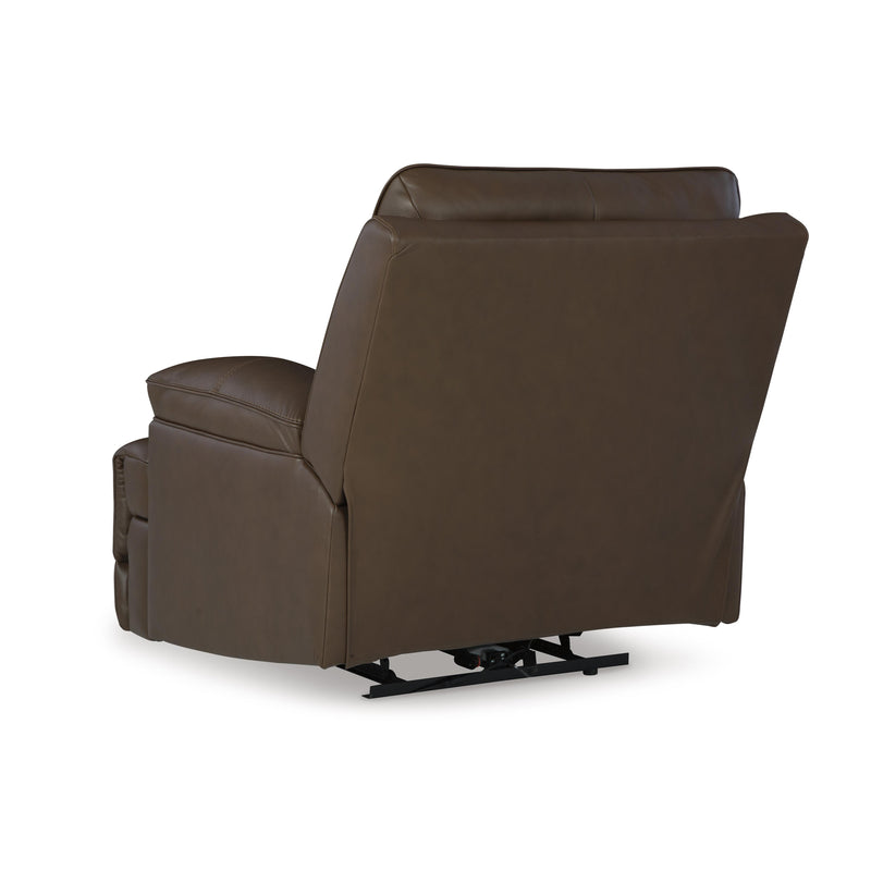 Signature Design by Ashley VonRyan Power Leather Match Recliner U1040013 IMAGE 4