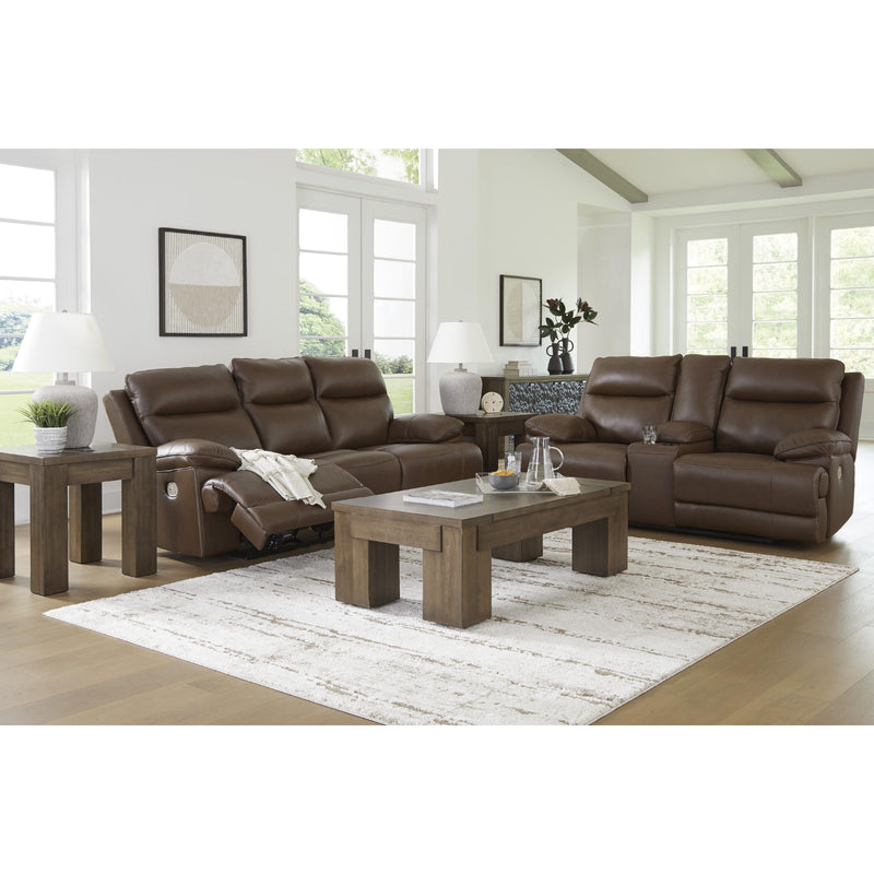 Signature Design by Ashley VonRyan Power Reclining Leather Match Sofa U1040015 IMAGE 8