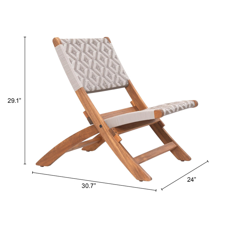 Zuo Tide 704031 Lounge Chair - Multicolor IMAGE 12