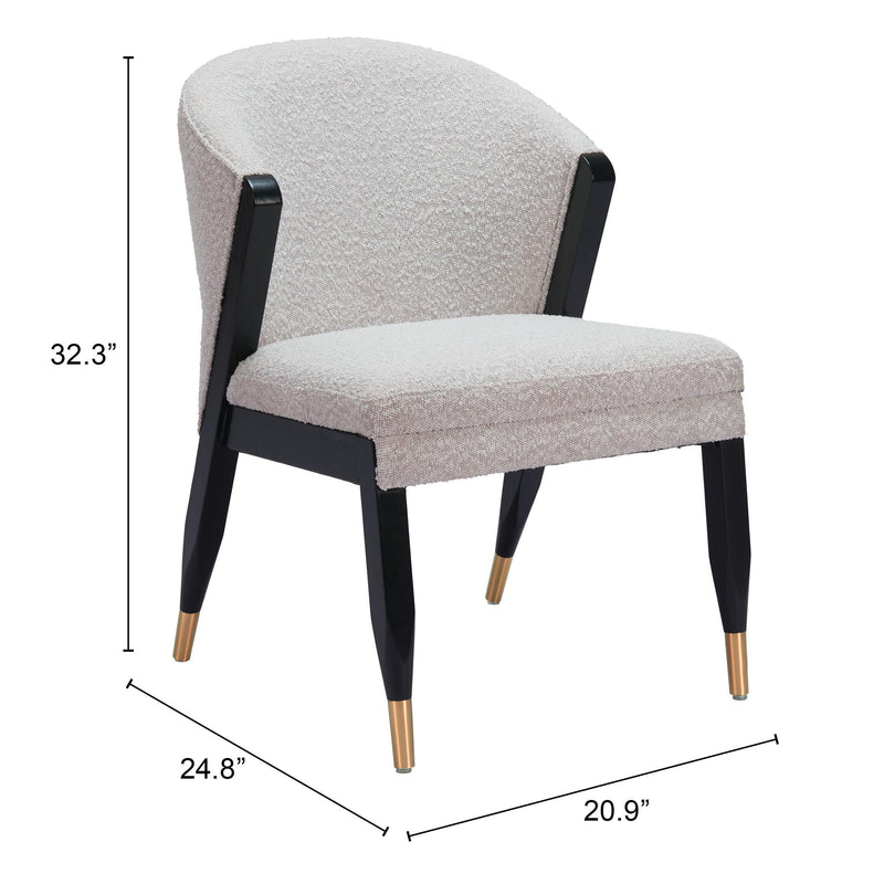 Zuo Pula 110001 Dining Chair - Misty Grey IMAGE 10