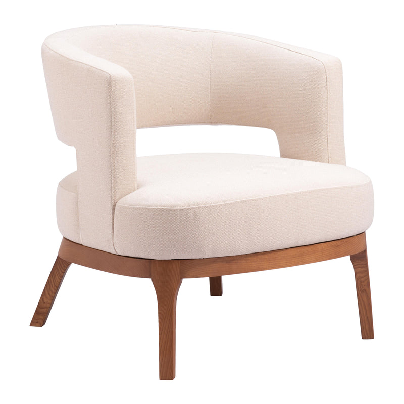 Zuo Penryn 110113 Accent Chair - Beige IMAGE 1