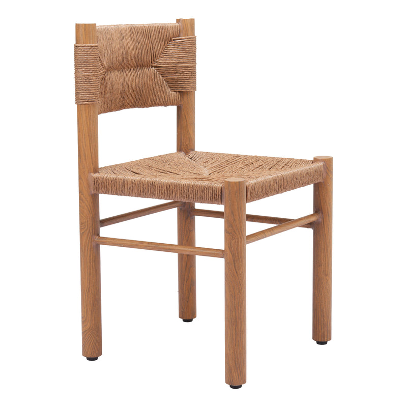 Zuo Iska 704050 Dining Chair - Natural IMAGE 1