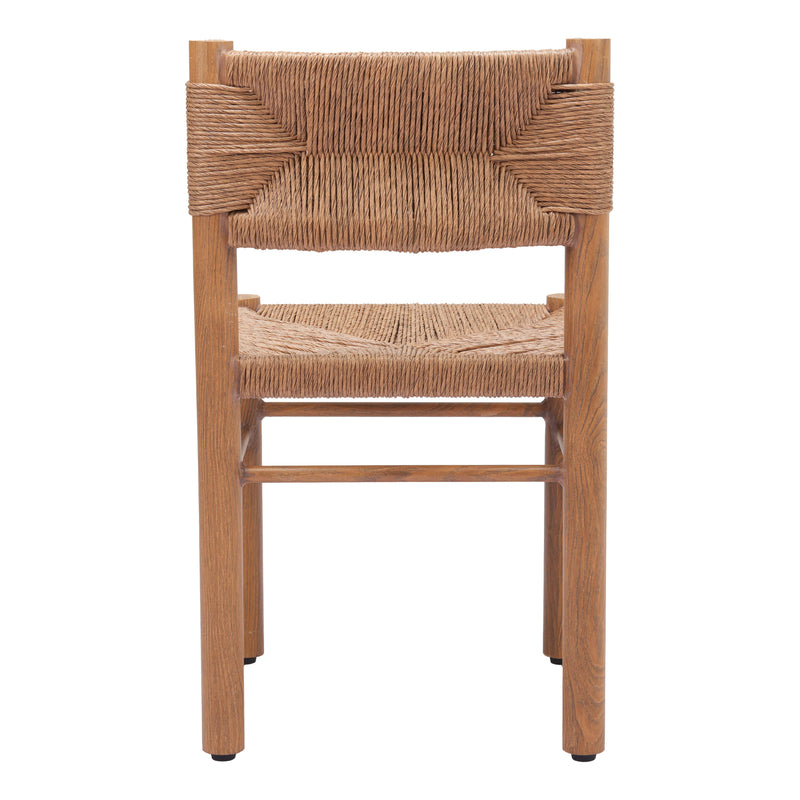 Zuo Iska 704050 Dining Chair - Natural IMAGE 4