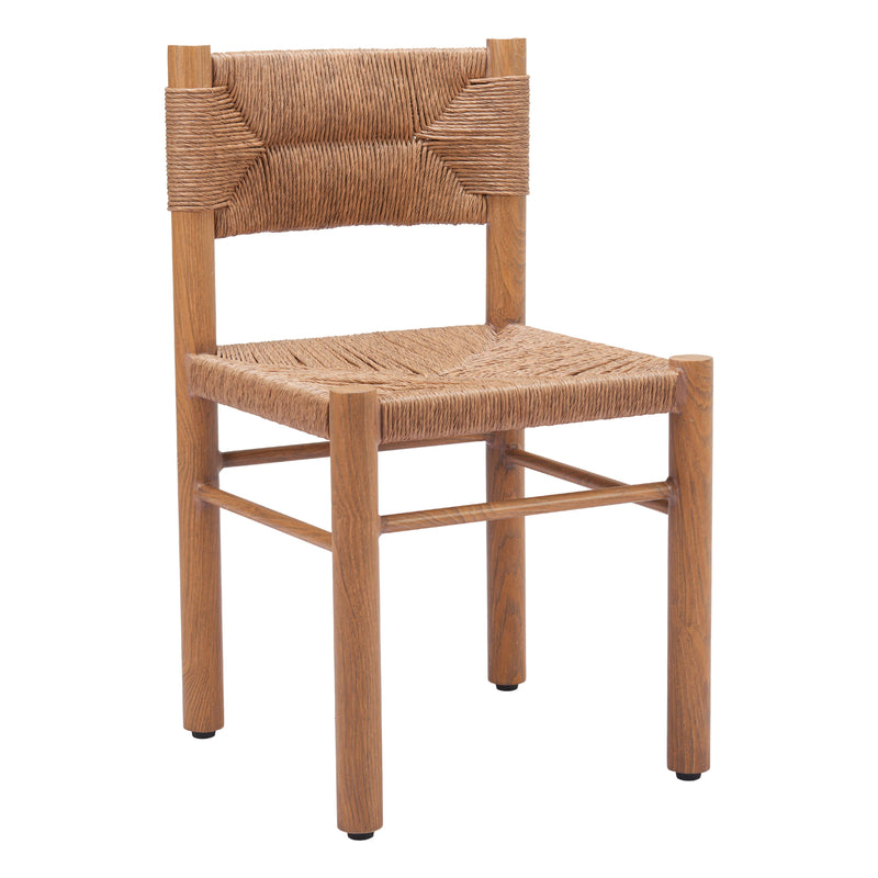 Zuo Iska 704050 Dining Chair - Natural IMAGE 6