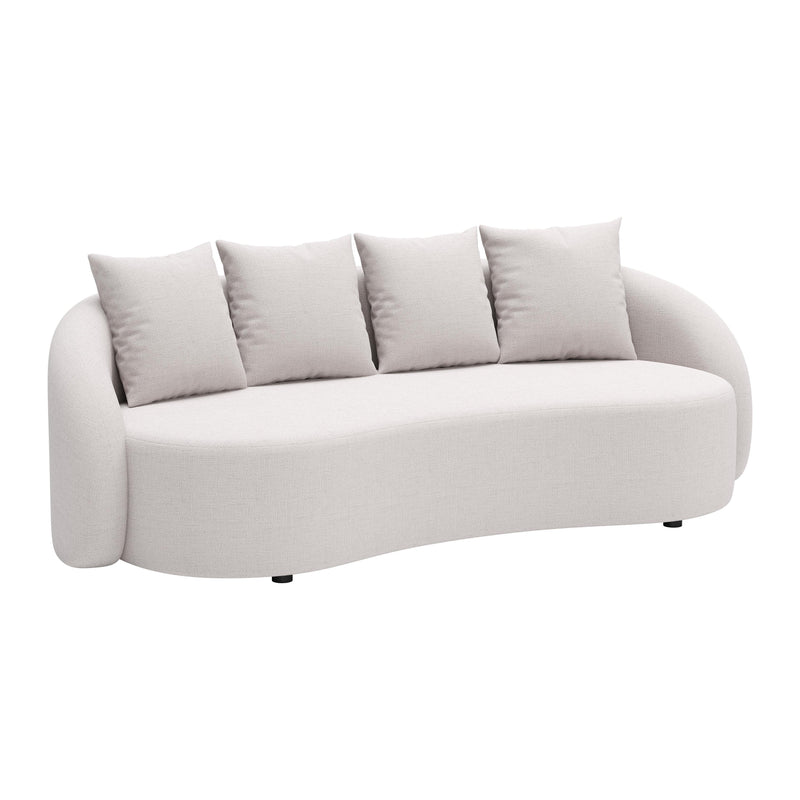 Zuo 704018 Sunny Isles Sofa - Beige IMAGE 1