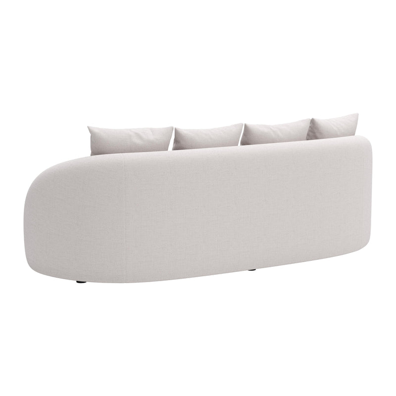 Zuo 704018 Sunny Isles Sofa - Beige IMAGE 5