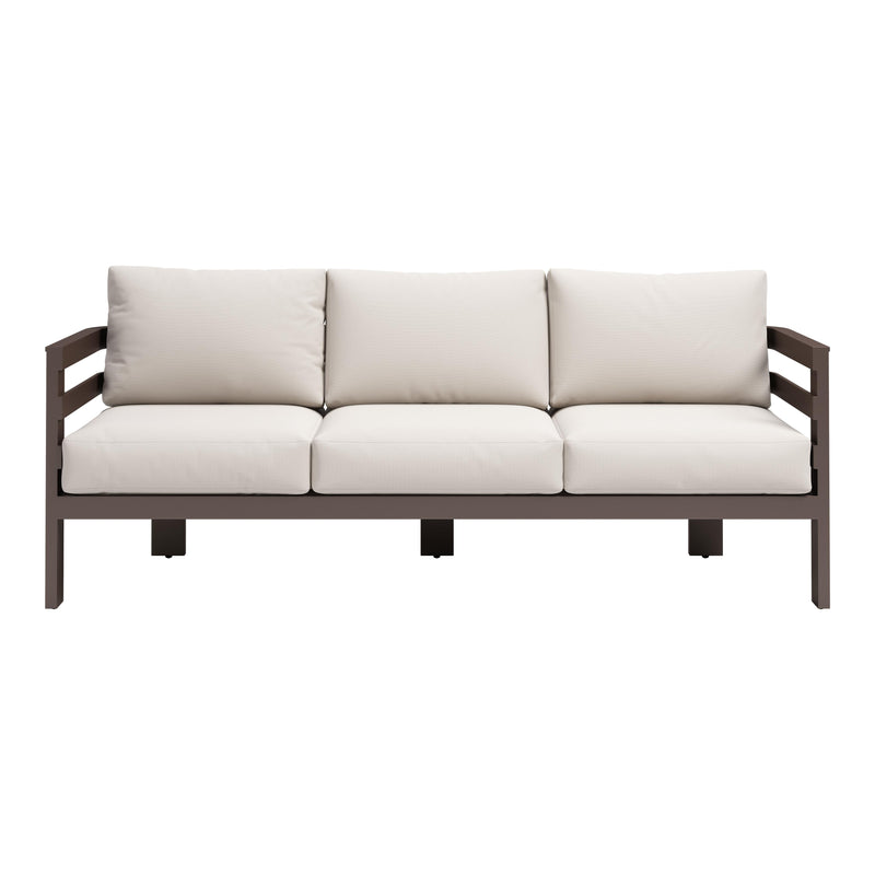 Zuo 704041 Bal Harbor Sofa - White IMAGE 3