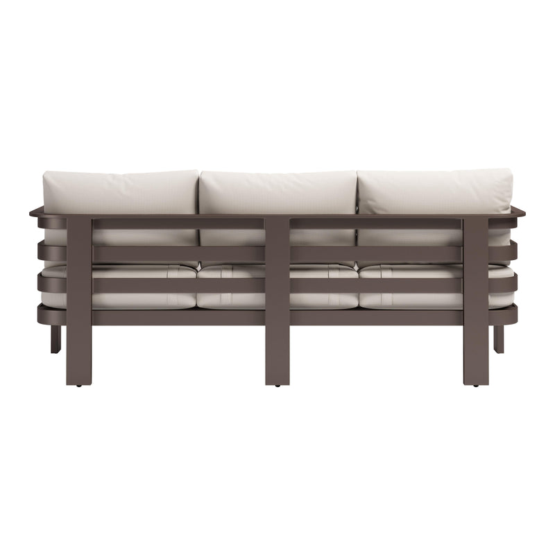 Zuo 704041 Bal Harbor Sofa - White IMAGE 4